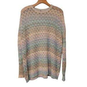 Show Me‎ Your MuMu Sweater Pie In The Sky Rainbow Sorbet Knit S Oversized